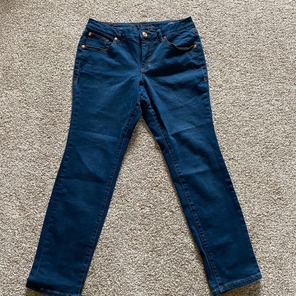Jag Jeans, 14 Petite, Mid-rise Skinny, Indigo Wash, Excellent Condition - Picture 2 of 9
